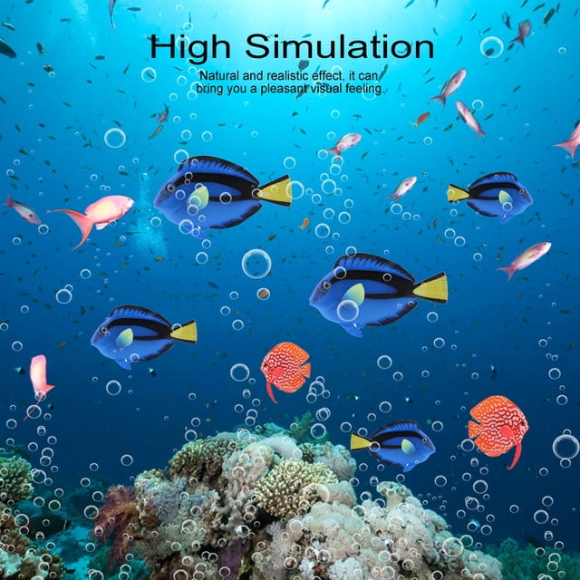 Peces de simulación, adorno para pecera, acuario, peces falsos, adorno para pecera, diseñado a medida Jadeshay A