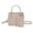 Khaki, variant on Kyusrd Fashion Zipper Messenger Bag Women Shoulder Bag Handbag Casual Crossbody Bag For Women