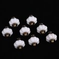 thumbnail image 3 of 12Pcs Ceramic Knobs Handle Round Drawer Knobs Ceramic Door Handle Knob for Cabinet Furniture Kitchen Home Decoration, 3 of 9