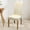 Beige Woodgrain, variant on OKKEEY Kitchen Chair Covers Set of 4, Stretch Spandex Parsons Slipcovers for Dining Room, Washable Anti-dust Seat Covers for Wedding, Party (Black)