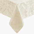 thumbnail image 1 of Elrene Home Fashions Caiden Elegance - Mantel de Tela de Damasco Impermeable, Resistente a Las Manchas y Arrugas, 60 x 120 Pulgadas, Rectangular/Rectangular, Marfil, 1 of 6