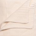thumbnail image 3 of Cariloha Bamboo Knit Throw - Diamond Coconut Milk Blanket 1 Pc, 3 of 4
