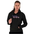 thumbnail image 4 of Let's Be Mermaids Cute Beach Day Women Plus Size Graphic Pullover Hoodie Brisco Brands 2X, 4 of 5
