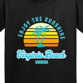 thumbnail image 4 of Inktastic Summer Enjoy the Sunshine Virginia Beach Virginia in Blue Youth T-Shirt, 4 of 5
