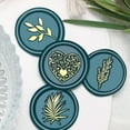 thumbnail image 5 of ZPAQI 10 Pcs Leaf Sealing Wax Stamp for Envelopes Cards Plant Series Wax Seal Stamp, 5 of 21