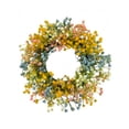 thumbnail image 2 of Cadancy Artificial Babys Breath Floral Wreath for Front Door Home Decor, Spring Summer Colorful Gypsophila Hanging Garland Outdoor Porch Wall Farmhouse Rustic Decoration Housewarming Gift, 2 of 7