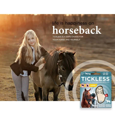 Tickless Classic Horse Chemical-Free Tick and Flea Repellent for Horses - Brown