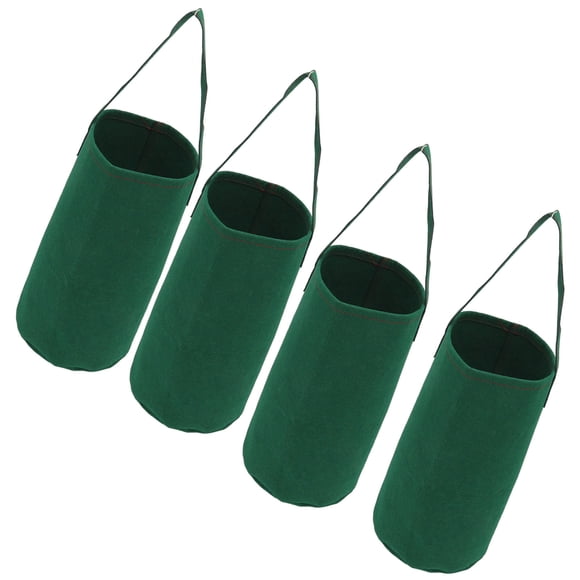 Upside Down Hanging Strawberry Tomato Planter Inverted Grow Bag for Indoor Outdoor Gardening