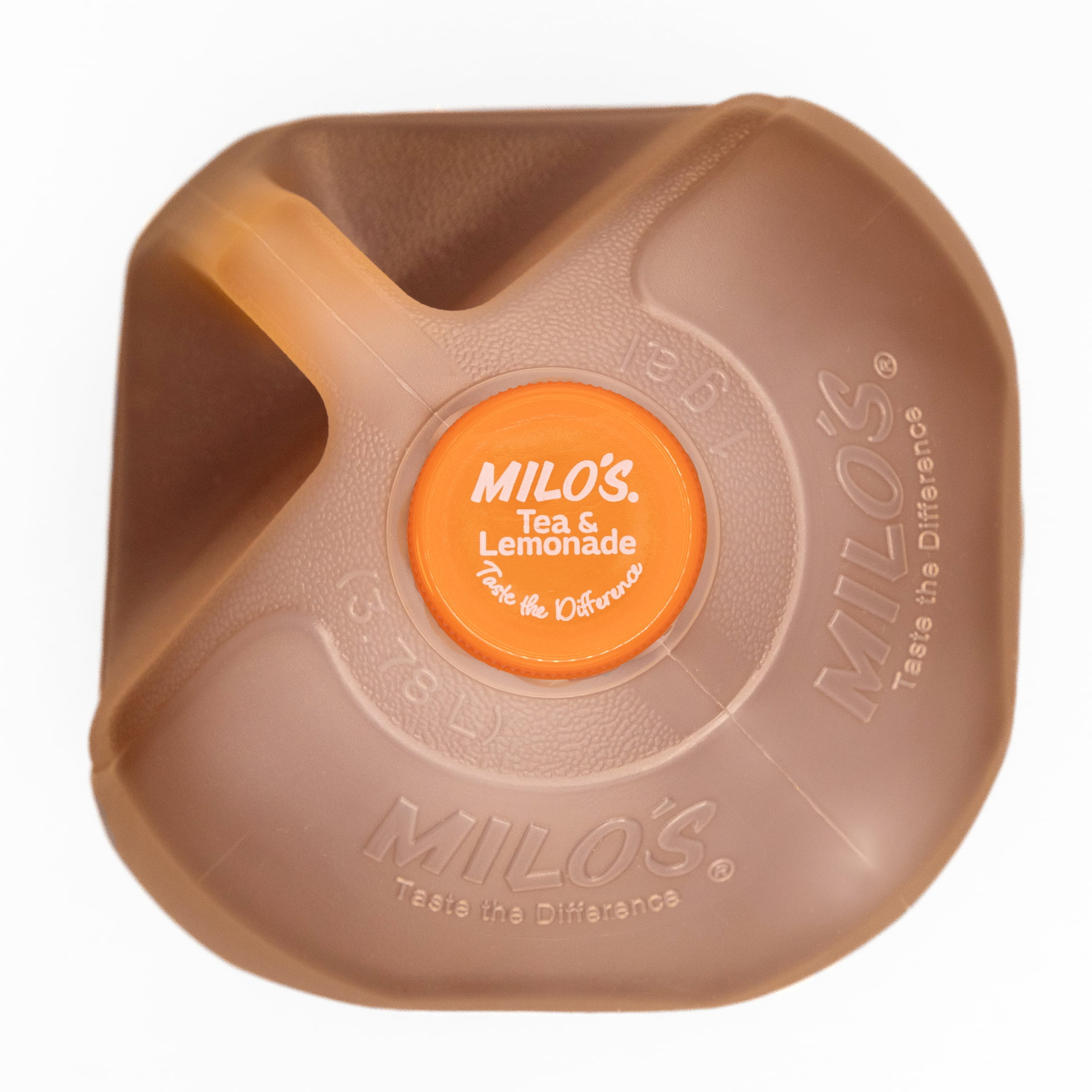 Milo's Sweet Iced Tea and Lemonade, Half and Half, 100% Natural, 128 fl oz
