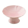 thumbnail image 2 of Soporte de postre de cerámica, frutero con base, elegante plato para aperitivos, mini soporte para tartas, mesa de postres, decoraciones para fiestas Rosa, 2 of 8