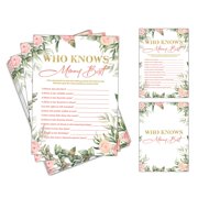 Mommy's Little Secret Game Pack - 30 Fun Baby Shower Activities for Boys or Girls, Perfect for Gender Reveal Parties and Celebrating the Bump with Friends and Family