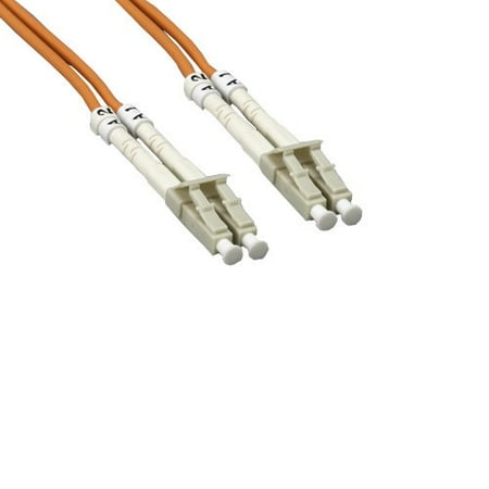 15 Meter Fiber Patch Cable (Kentek 15 Meter 15M Fiber optic cable LC to LC LC/LC OM1 multi-mode duplex 62.5/125 2.0mm OD standard zipcore patch)