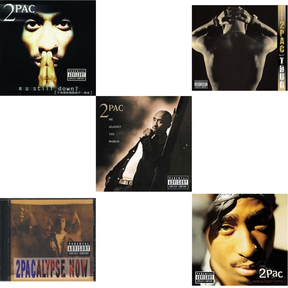 R U Still Down & 2Pacalypse Now & Me Against World & Best Of 2Pac Part 1: Thug & Greatest Hits [CD Bundle]