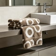 thumbnail image 4 of Kyusrd Hand Towels for Bathroom,Cotton Soft Absorbent Decorative Hand Towel for Face Spa Bath Gym Kitchen,Brown,34x72cm, 4 of 6