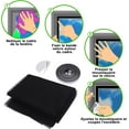 thumbnail image 5 of No requiere perforación, incluye tiras adhesivas resistentes y herramienta de corte, tamaño personalizable (negro, 1) Mosquitera ajustable para ventana, 5 of 5