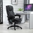 thumbnail image 1 of Topcobe Home Office 360° Swivel Adjustable Massage Chair, Modern Ergonomic Computer Chair with Footrest & Remote Controller, Black, 1 of 7