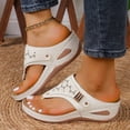 thumbnail image 7 of Willtoo Orthopedic Sandals for Women 2026 Dressy Arch Support Flip Flops for Women Comfortable Sandals Casual Summer Beach, 7 of 7