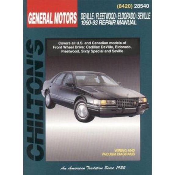 Pre-Owned GM DeVille/Fleetwood/Eldorado/Seville 1990-93 (Paperback) 0801984203 9780801984204