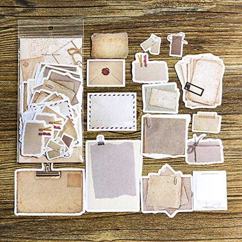 deseaco aesthetic journaling supplies vintage in aged paper vintage scrapbook paper bullet stickers junk journaling holiday planner stickers decoupage decorative stickers vintage statio walmart com