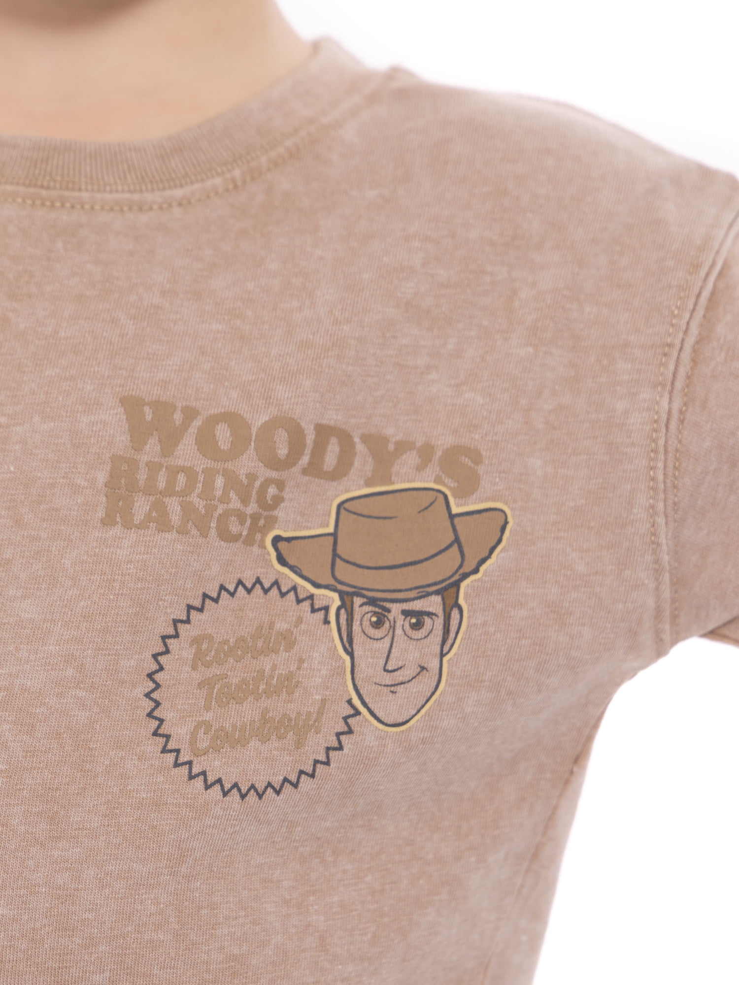 Toy Story Woody Toddler Graphic Crewneck Tee with Short Sleeves, Sizes 12M-5T