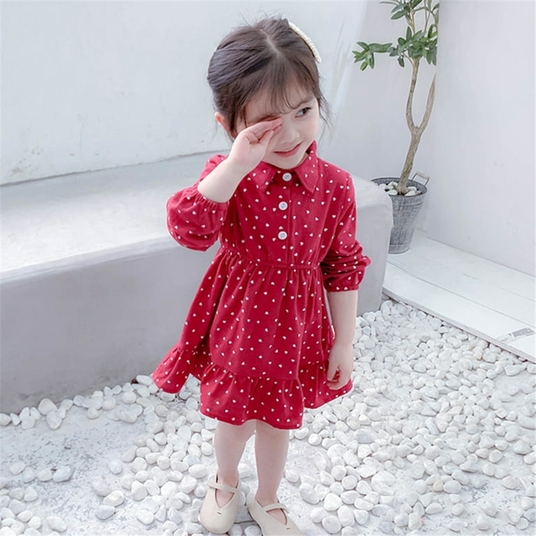 Party Dress Red Polka Dot Dress Kids GDREDA Dresses With Jackets