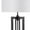 Off White/Black, variant on SAFAVIEH Tanya 59 in. H Mid-Century Tower Column Floor Lamp, Black