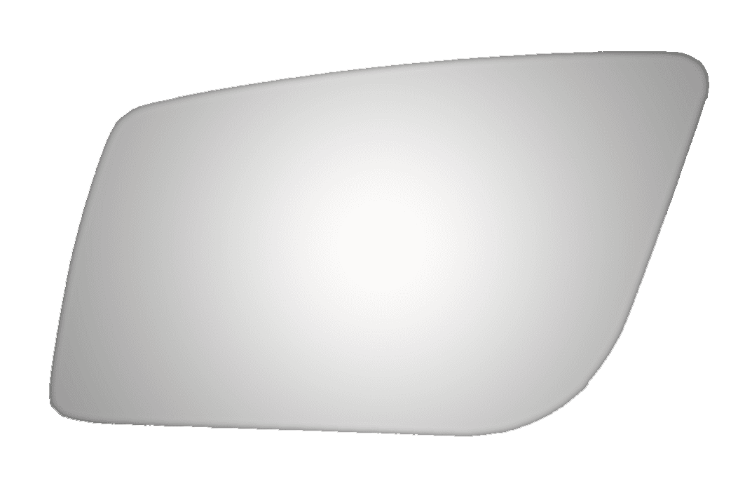 Ultimate Styling Aftermarket Replacement Non-Heated Convex Chrome Wing Mirror Glass Passenger Side LH 