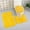 Yellow, variant on Clearance,aoksee 3pc Bathroom Rug Bath Mats Solid Color Antislip Soft Mats