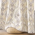 thumbnail image 5 of Blackout Curtains 84 Inches Long Golden Foil Damask Medallion Window Curtains for Bedroom Grommet Thermal Insulated Drapes for Living Room Vintage Luxury Window Treatments Set 2 Panels, 5 of 8