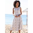 thumbnail image 2 of LASCANA Women's Sleeveless A-Line Dress Buttons, 2 of 6
