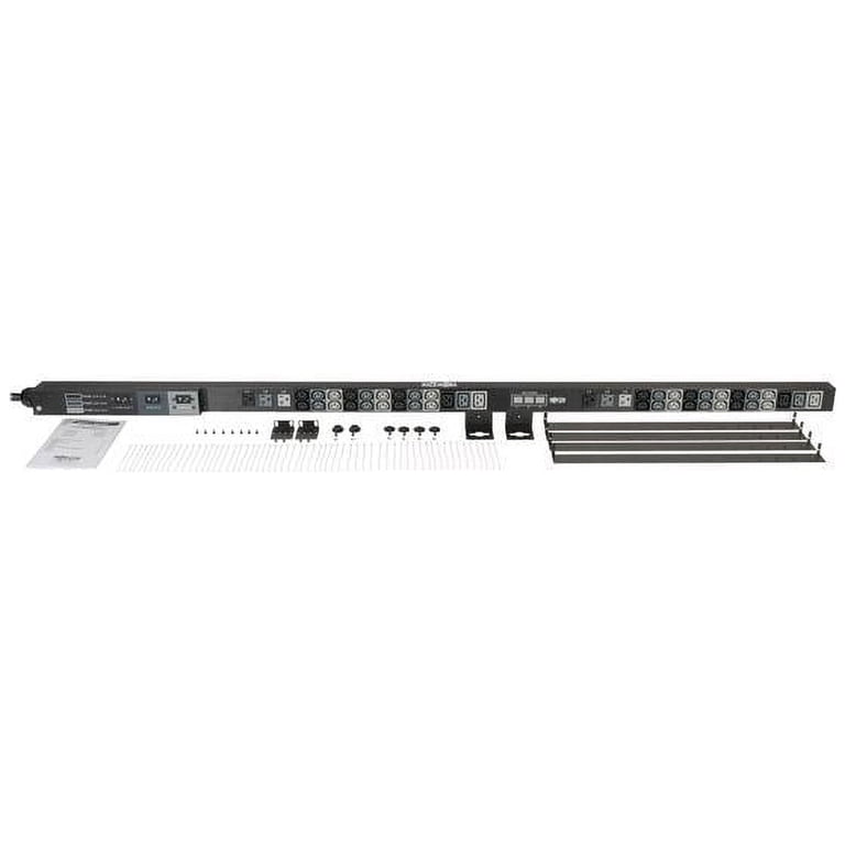 Tripp Lite Metered PDU Power Strip - 30A, 48 Outlets (L21-30P), 208/120V, 0U Vertical Rack Mount For Data Center