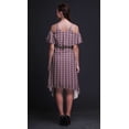 thumbnail image 3 of Bimba Tunique à Épaules Dénudées Imprimée Florale Rose pour Femmes Robe de Soirée Col Rond - Moyen, 3 of 6