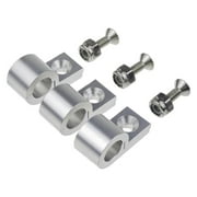 0.37 in. Polished Aluminum Line Clamps - 6 Piece per Pack