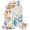 Beige Blue, variant on Blue Snowman Christmas Arch Backdrop Cover 6.6x3.3 Ft,Spandex Wedding Arch Stand Cover,Xmas Tree Snowflake Winter Rustic Elk Round Top Stretch Fitted Background Covers for Birthday Ceremony Party