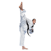 Tusah Taekwondo Premium Sparring Dobok, White V-Neck