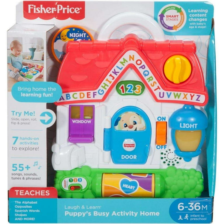 Fisher Price Laugh Learn Puppy s Busy Activity Home