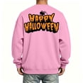 thumbnail image 5 of Men Halloween Sweatshirt Cute Ghost Graphic Casual Long Sleeve Spooky Pullover Sweatshirt Fall Winter Fashion Comfy Tshirts Pink M, 5 of 5