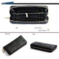 thumbnail image 4 of Wallet For Women,genuine Leather Womens Wallet 8 Credit Cards Phone Holder, Soft Fashion Purse Ladies Clutch-black Black -, 4 of 4