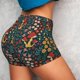 thumbnail image 4 of Balery Mushrooms And Flowers Pantalones cortos de entrenamiento estampados para mujer, sin costuras, ajustados, para gimnasio, yoga, correr, deportes, ejercicio activo, fitness.-XX-Large, 4 of 8