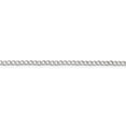 thumbnail image 3 of Sterling Silver 10in 2.5mm Wide Curb Chain Bracelet, 3 of 7