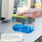 1pcs Soap Pump Dispenser and Sponge Holder for Cleaning Kitchen Dish Soap and Sponge