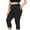 Black, variant on Women's New Thin Elastic Loose Large Size Korean Version of Everything Long Trousers Casual Trousers Haren, Black, L