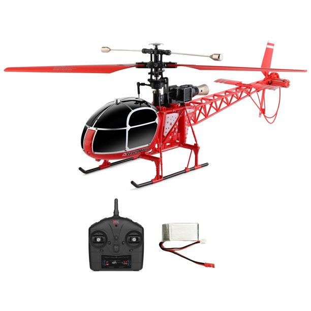 Sywqhk WLtoys XK V915-A 4CH RC Helicóptero 2.4GHz Cuadricóptero de Control Remoto de Altura Fija