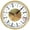 A, variant on Iron Clock Insert With Gold/Silver Trim And Roman/Arabic Numerals For Kitchen, Office Timepieces