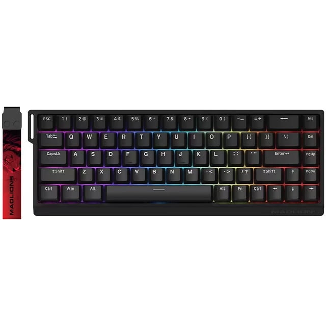 Teclado para juegos Hyekit x FGG MADLIONS MAD 68 HD RGB 60% cableado