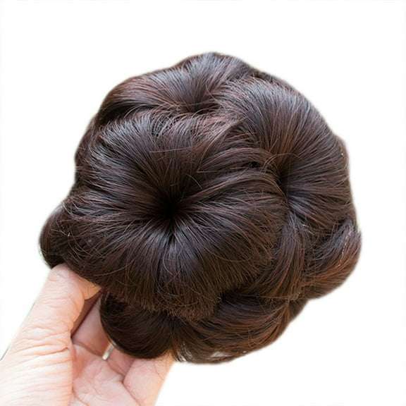 DOPI Pretty Woman Girl Ponytail Holder Hairpiece Wig Hair Ring Bun