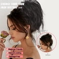 thumbnail image 3 of Pince à Griffes Pièce de Cheveux Synthétiques Chignon Ondulé en Vrac Extension de Cheveux Queue de Cheval, 3 of 6