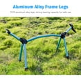 thumbnail image 2 of Portable Foldable Camping Cot Single Person Outdoor Folding Bed 120KG Bearing Weight Compact for Outdoor Hiking Backpacking Picnic Camping, 2 of 8