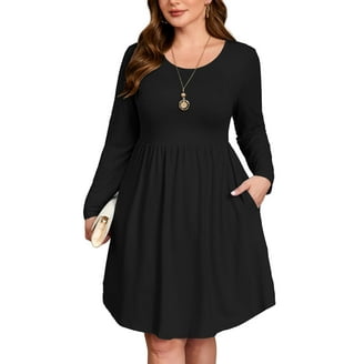 Women's Casual Solid Comfy Sexy Strapless Midi Bodycon Tube Dress -  Walmart.com
