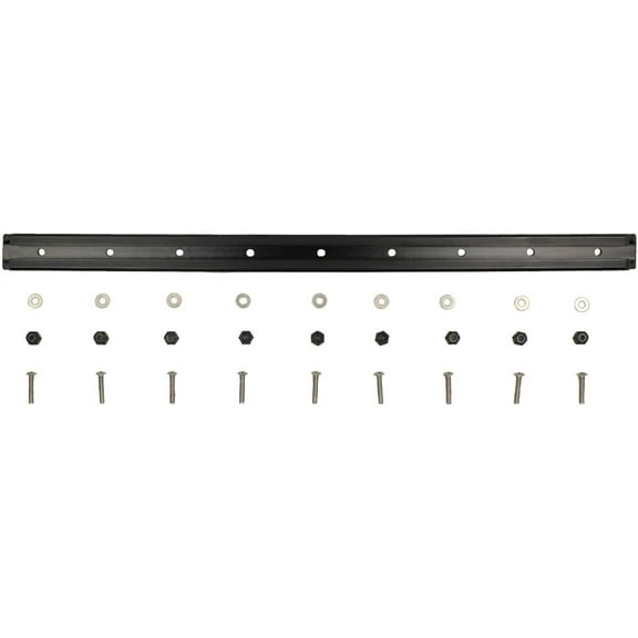 GTSL90 GearTrac – 16" Black | 0.9" Wide Polymer Kayak Track Mount Rail for Accessories | Surface Mount with Stainless Hardware | Yak Attack USA-Made Durability